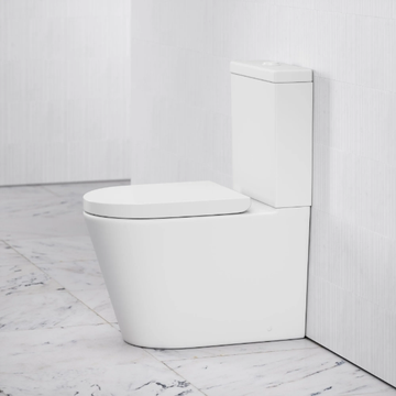 SENZA - Close coupled rimless Floor mounted ceramic toilet by LUSSO - view 3