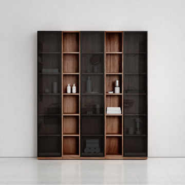 ZOTTO - Wood and glass display cabinet by LUSSO - view 3