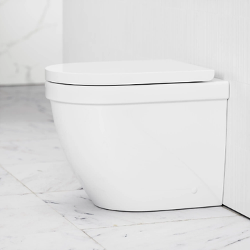 BERKELEY - Rimless Floor mounted ceramic toilet by LUSSO - view 3