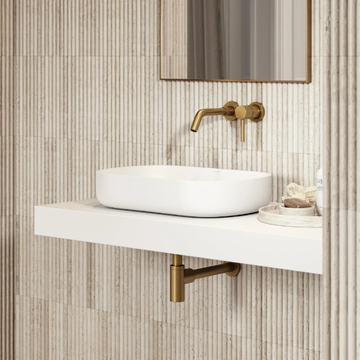 DESIGNO - Countertop oval single Resin Stone washbasin by LUSSO - view 3