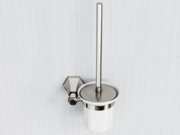 ETON - Wall-mounted ceramic toilet brush by LUSSO - view 2