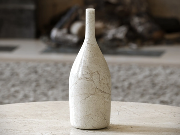 FRIZZANTE - Crema Marfil marble decorative object by LUSSO - view 2