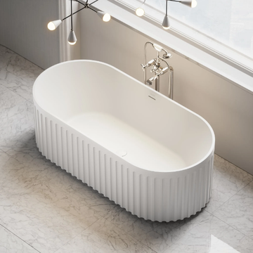 JADORE II - Freestanding oval Resin Stone bathtub by LUSSO - view 3