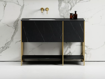 MOODE - Floor-standing single vanity unit with drawers by LUSSO - view 2