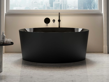 PALAIS - Freestanding round Resin Stone bathtub by LUSSO - view 2