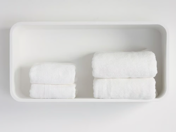 QUBE - Resin Stone bathroom wall shelf by LUSSO - view 2