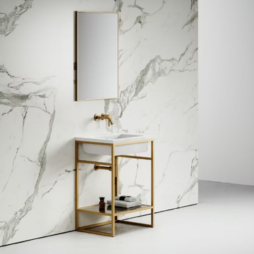 SIGNATURE - Floor-standing stainless steel console sink by LUSSO - view 3