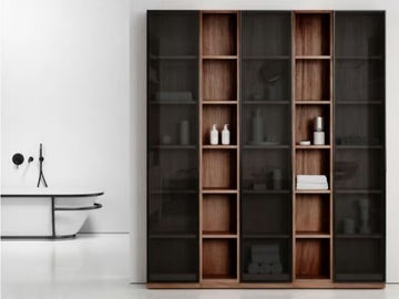 ZOTTO - Wood and glass display cabinet by LUSSO - view 2