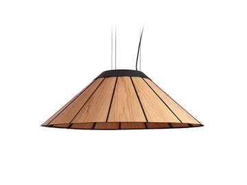 BANGA - Handmade wood veneer pendant lamp by LZF - view 3
