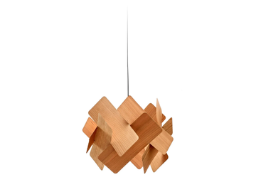 ESCAPE - Handmade wood veneer pendant lamp by LZF - view 2