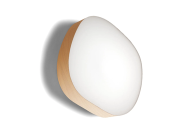 GUIJARRO - Wood veneer wall lamp / ceiling lamp by LZF - view 3