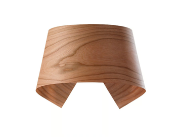 HI-COLLAR - Handmade wood veneer wall lamp by LZF - view 2