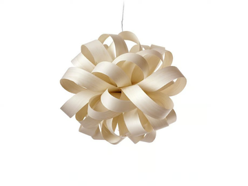 AGATHA BALL - Handmade wood veneer pendant lamp by LZF - view 2