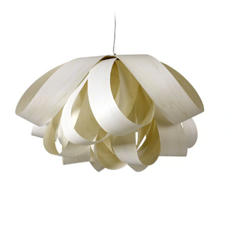 AGATHA LARGE - Handmade wood veneer pendant lamp by LZF - view 3