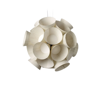 DANDELION - Handmade wood veneer pendant lamp by LZF - view 3