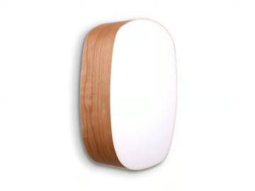 GUIJARRO - Wood veneer wall lamp / ceiling lamp by LZF - view 2