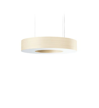 SATURNIA - Handmade wood veneer pendant lamp by LZF - view 3