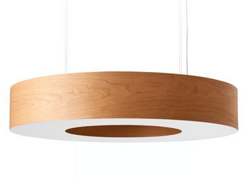 SATURNIA - Handmade wood veneer pendant lamp by LZF - view 2