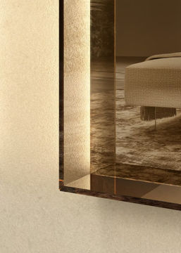 GLASS - 1447 - Wall-mounted mirror by Lago - view 3