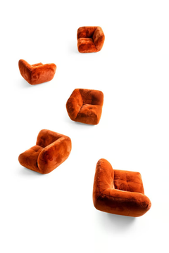 HAPPENING - 1460 - Corner leather armchair by Lago - view 3