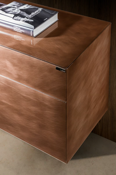 MATERIA 1009 - Suspended glass sideboard by Lago - view 3