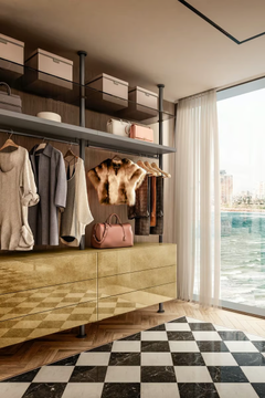 VISTA 1185 - Sectional walk-in wardrobe by Lago - view 3