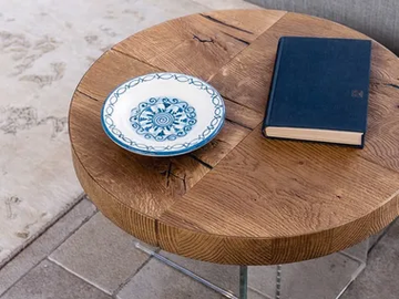 AIR WILDWOOD - Round coffee table by Lago - view 2