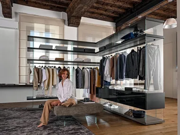 AIR - 1471 - Sectional walk-in wardrobe by Lago - view 2