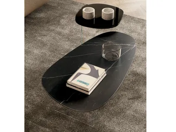 PLEASURE 1420 - Glass coffee table by Lago - view 2