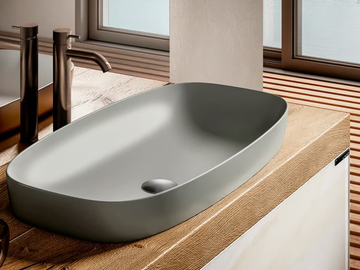 KERA 1118 - Ceramic washbasin by Lago - view 3