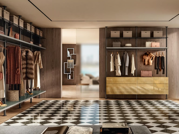 VISTA 1185 - Sectional walk-in wardrobe by Lago - view 2