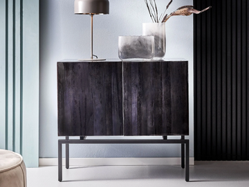 BARNEY - Wooden highboard with doors by Lambert - view 2