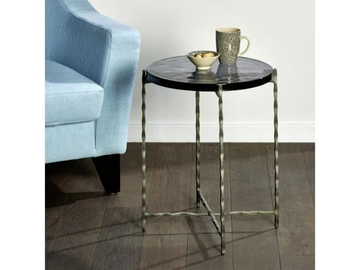BATURA - Round glass coffee table by Lambert - view 3