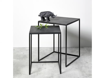 DAGNY - Square aluminium coffee table by Lambert - view 2