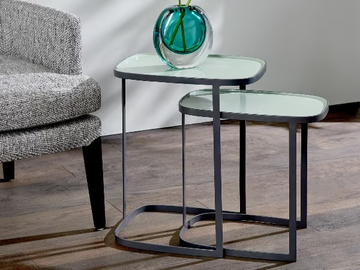 LEON - Iron side table by Lambert - view 2