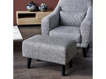 MADISON - Fabric armchair with armrests by Lambert - view 3
