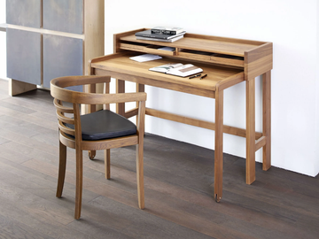 MODESTO - Wooden secretary desk with drawers by Lambert - view 2