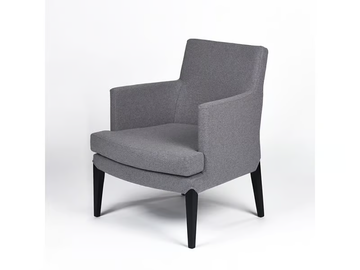 SALOTTO - Fabric easy chair with armrests by Lambert - view 3