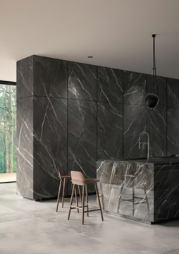 CALACATTA BLACK LUCIDATO STARLIT - Laminam® wall tiles with marble effect by Laminam - view 3