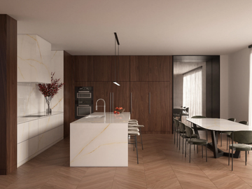 CRISTALLO GOLD CARESS - Laminam® wall tiles with marble effect by Laminam - view 2