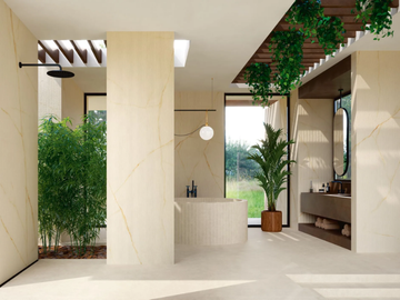 CRISTALLO GOLD RAIN - Laminam® wall tiles with marble effect by Laminam - view 2