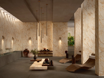 CRISTALLO MACCHIA VECCHIA RAIN - Laminam® wall tiles with marble effect by Laminam - view 2