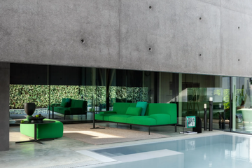 ADD SOFT OUTDOOR - 3 seater fabric garden sofa with removable cover by Lapalma - view 3