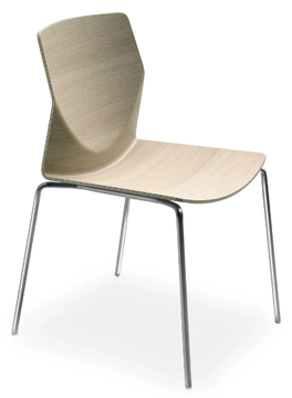 KAI - Stackable wooden chair by Lapalma - view 3