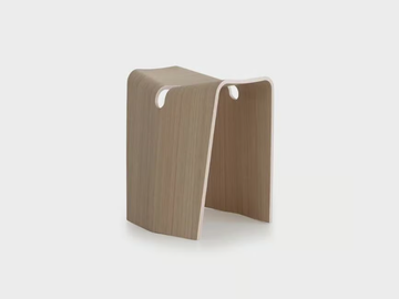KAMI - Low stackable multi-layer wood stool by Lapalma - view 2