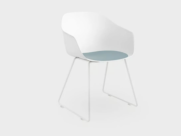 SEELA AC OUTDOOR - Sled base polypropylene chair with armrests by Lapalma - view 2