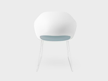 SEELA AC OUTDOOR - Sled base polypropylene chair with armrests by Lapalma - view 3