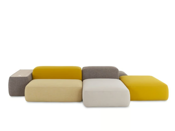 PLUS - Modular double-sided fabric sofa with removable cover by Lapalma - view 2