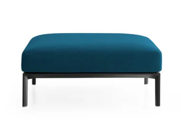 ADD SOFT OUTDOOR - Square fabric garden pouf with removable cover by Lapalma - view 2