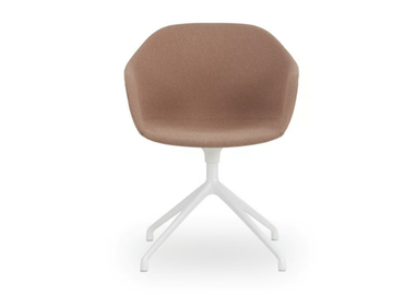SEELA AC - Upholstered trestle-based fabric chair by Lapalma - view 3